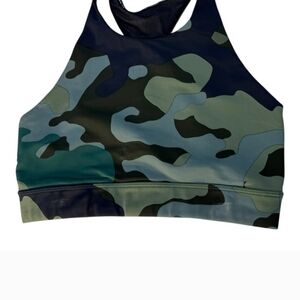 Carbon 38 Sports Bra Camo Green and Black Size XL